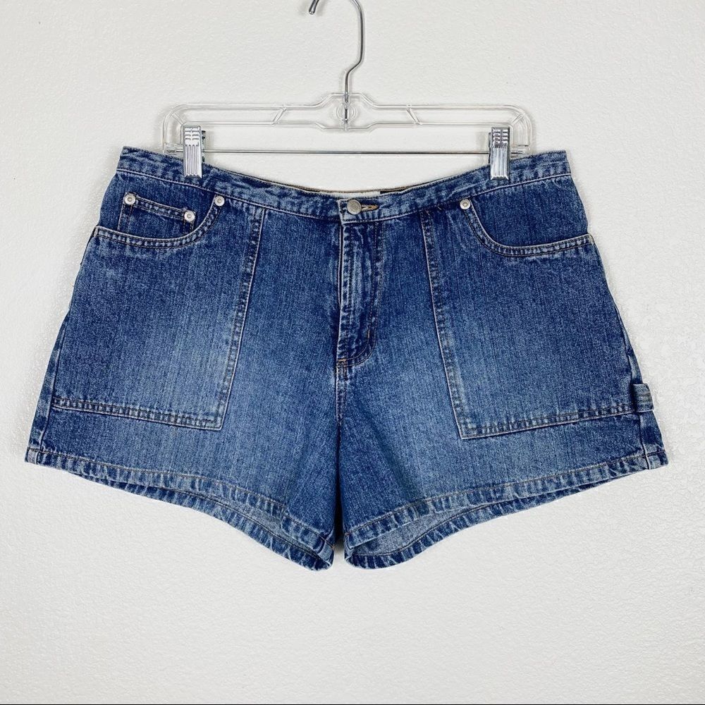 Vintage y2k Canyon River Blues High Rise Denim Carpenter Shorts